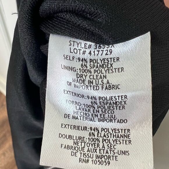 Aqua Black Exposed Back Halter Neck Evening Gown Dress - Picture 12 of 12